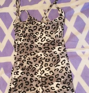 Girls tank top leopard print